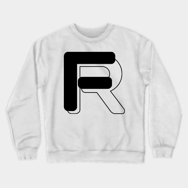 Two-Tone Logo Crewneck Sweatshirt by Frantic Fridays